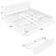 Structure de lit tapissier moderne avec rangement sous le lit-756399195-767490739