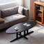 Table à thé en bois massif au design minimaliste