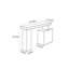 Console moderne en acrylique transparent bleu-133568609