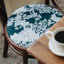 Chaise d'appoint à dossier à lattes en noyer noir (ensemble de 2)
