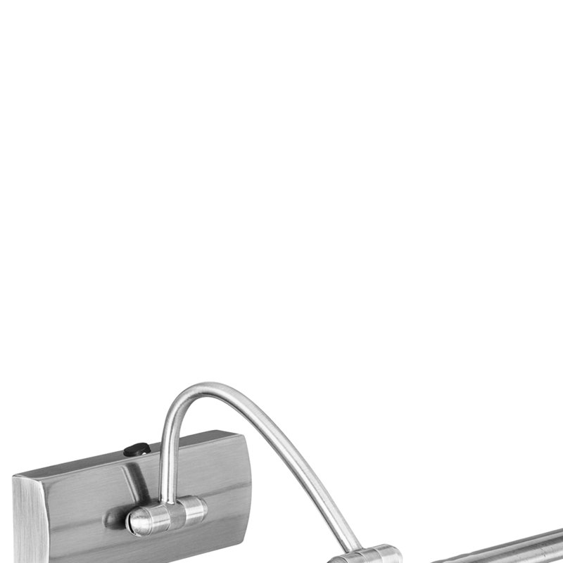 81 -Light Hardwired LED Wall Mount Picture Light, Satin Silver