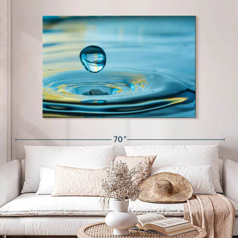 Alvord Water Droplet Splash, 20" H x 30" W