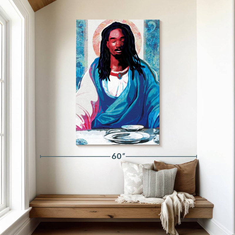 Adella Black Christ, 48" H x 32" W