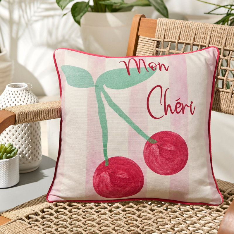Pink Backrest Cushion