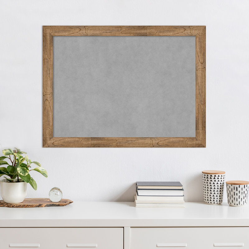 Tableau magnétique à cadre étroit Owl Brown, H 24 po x l 32 po