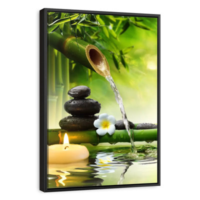 Débit d'eau en bambou