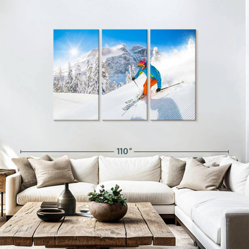 Sirci neige, ski de montagne, H 48 po x l 74 po