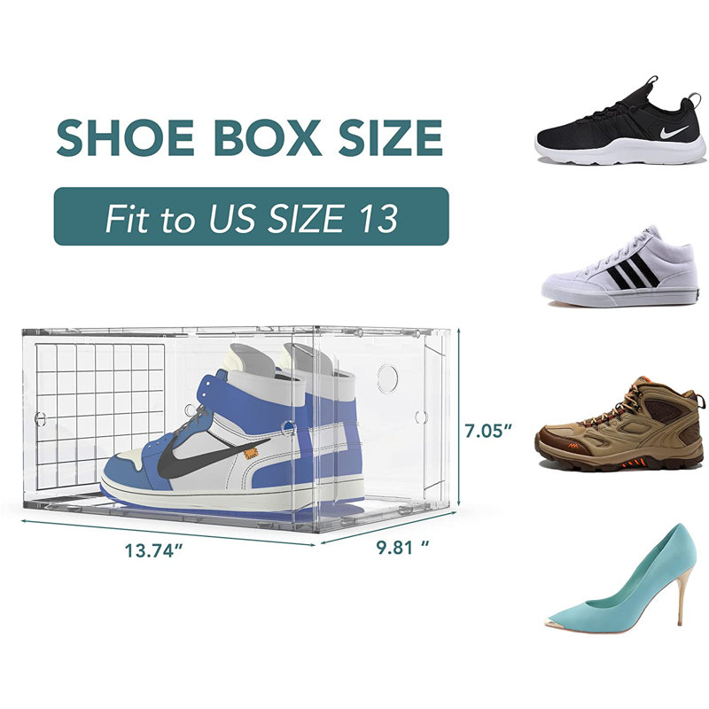 Boîte à chaussures pliable 4 paires Waytrim