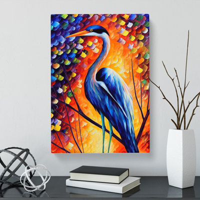Heron Vol.2 - Wrapped Canvas Print