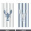 Serviette en coton bleu Lobster Point-1614705411