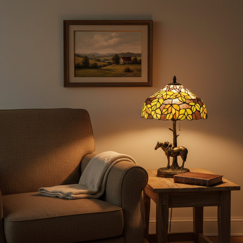 Resin Table Lamp
