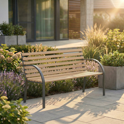 Postel Iron Outdoor Bench