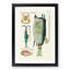 East Indies Fish & Crab Illustrations XXVII by Louis Renard - Picture Frame Painting Print-55547140-55547144