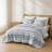 3-Piece Full/Queen Quilt Set,Aqua