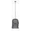 Luminaire suspendu poudre noire Kara