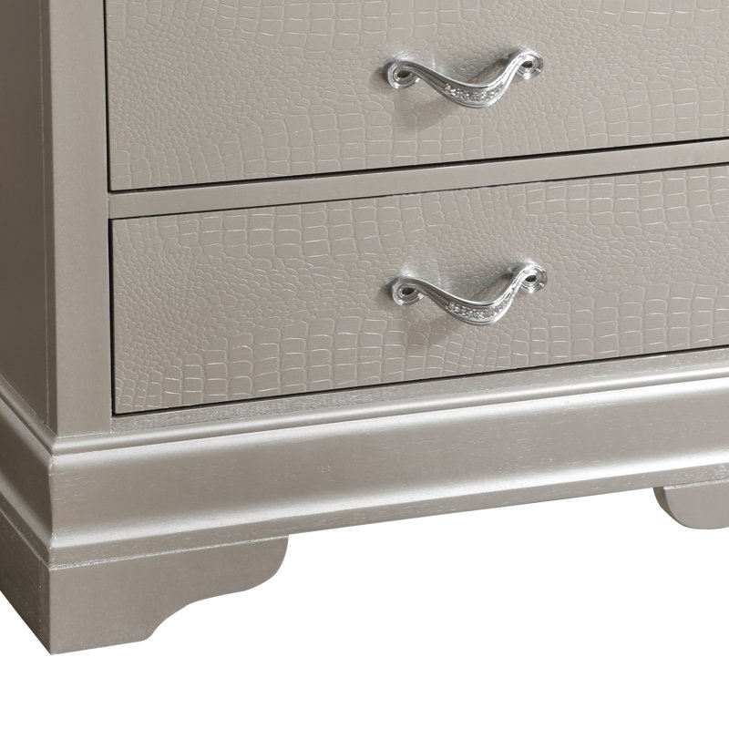 Commode Lorana G6500-CH, champagne argenté