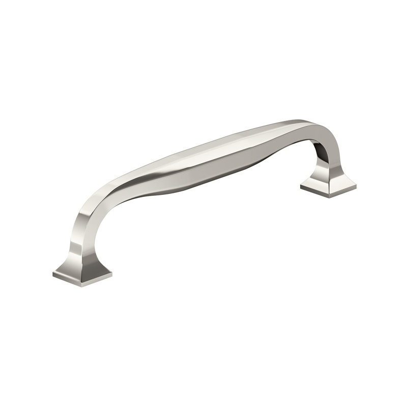 Metal Bar Pull, Polished Nickel, 5 1/32"