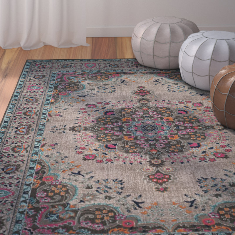 Tapis à rayures Villanova Performance, Rectangle 4 pi x 6 pi
