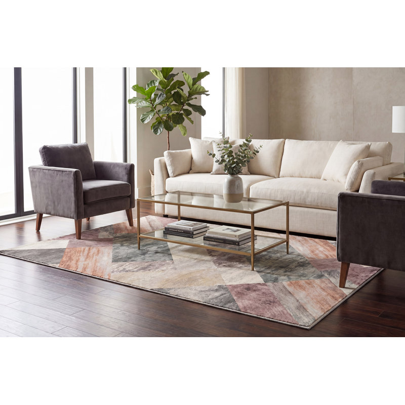 Mejia Abstract Indoor Rug, Rectangle 2' x 3'11"