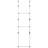 Telescopic Wardrobe System Silver Black Aluminum Plastic Adjustable Closet Organizer System