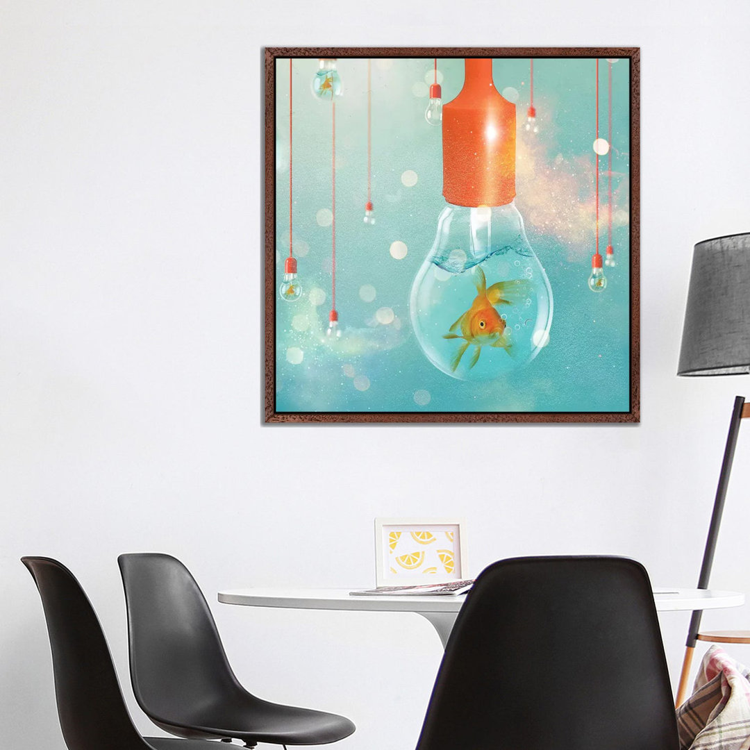 Goldfish Ideas II by Vin Zzep - Graphic Art Print on Canvas