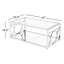 Table basse avec tablette de rangement Jacia-22814974