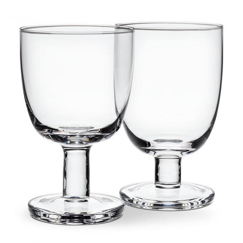 Verre à vin moderne à base épaisse