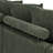Upholstered Corduroy Sofa With Solid Wood Legs-1369449544