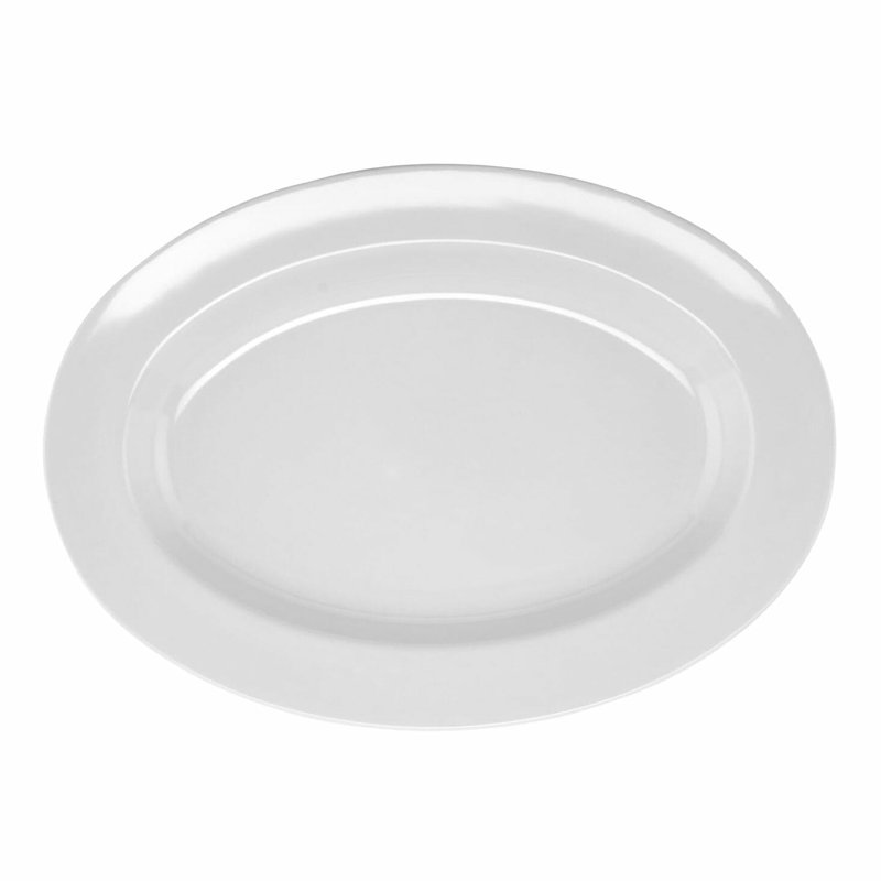 ML-14-W - Plateau ovale 17 po x 12 po, profondeur 1,5 po