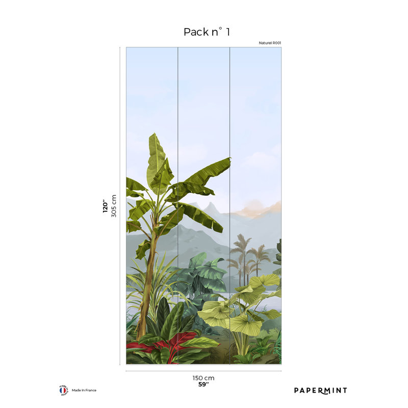 Amazonie, paquet de 1 Arehart, Bleu, Paquet 1