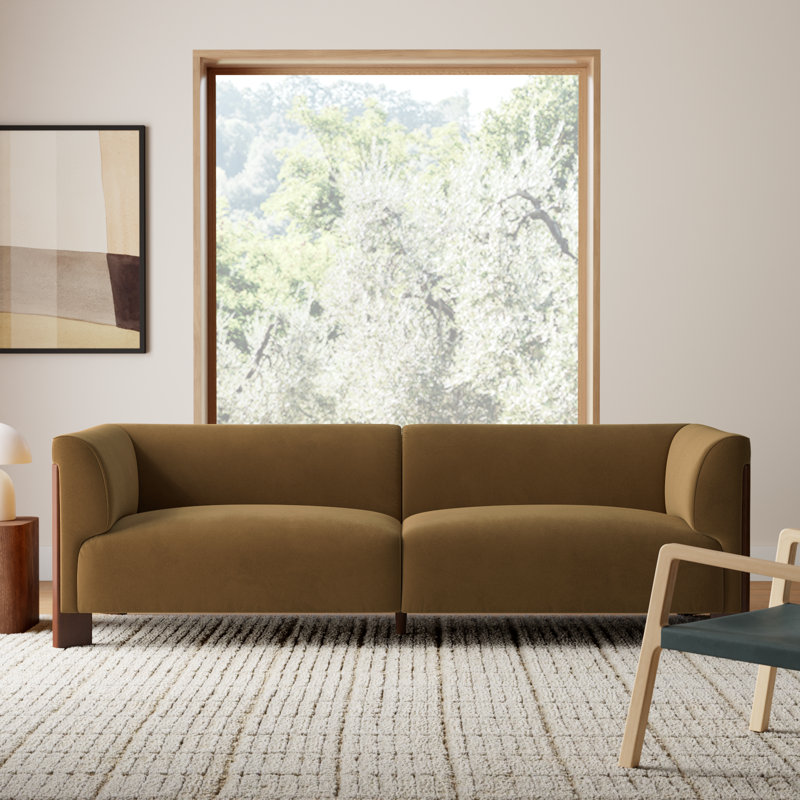 Wanetta 88'' Upholstered Sofa - Solid Wood Legs