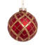 3.15'' Plaid Glass Christmas Ball Ornament-62073213