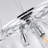 6-light Chrome Elegant Chandelier With Clear Glass Bulb Shade