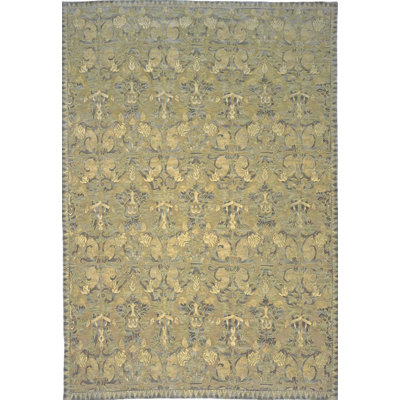 Wool Floral Area Rug