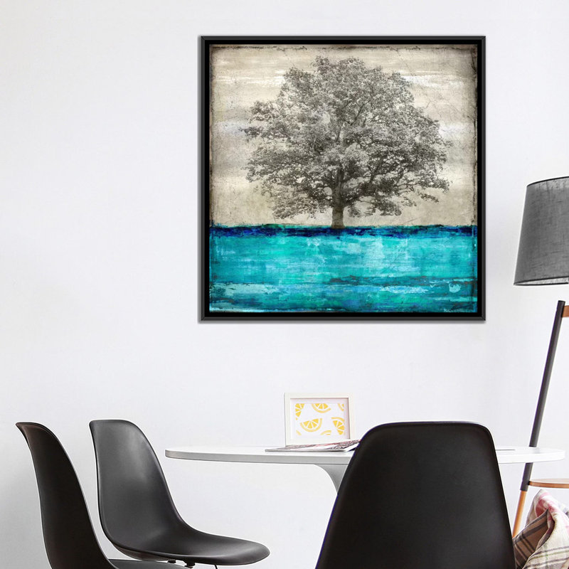 « majestic », impression sur toile, H 18 po x l 18 po x P 1,5 po, Toile avec cadre noir, Pas de tapis