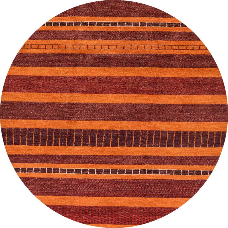 Abstract Indoor Rug, Round 5'