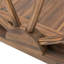 Pont de liaison en bois 3,3 pi - Sapin massif, bois teint, demi-bois, pour l'extérieur