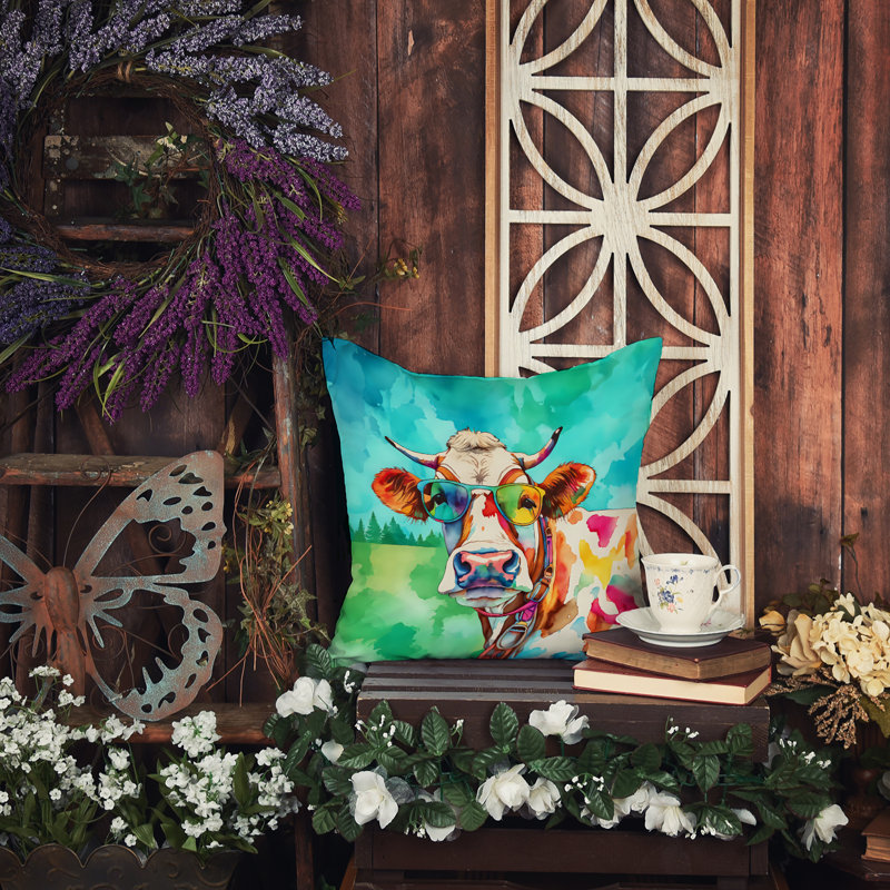 Coussin Hippie, H 14 po x l 14 po