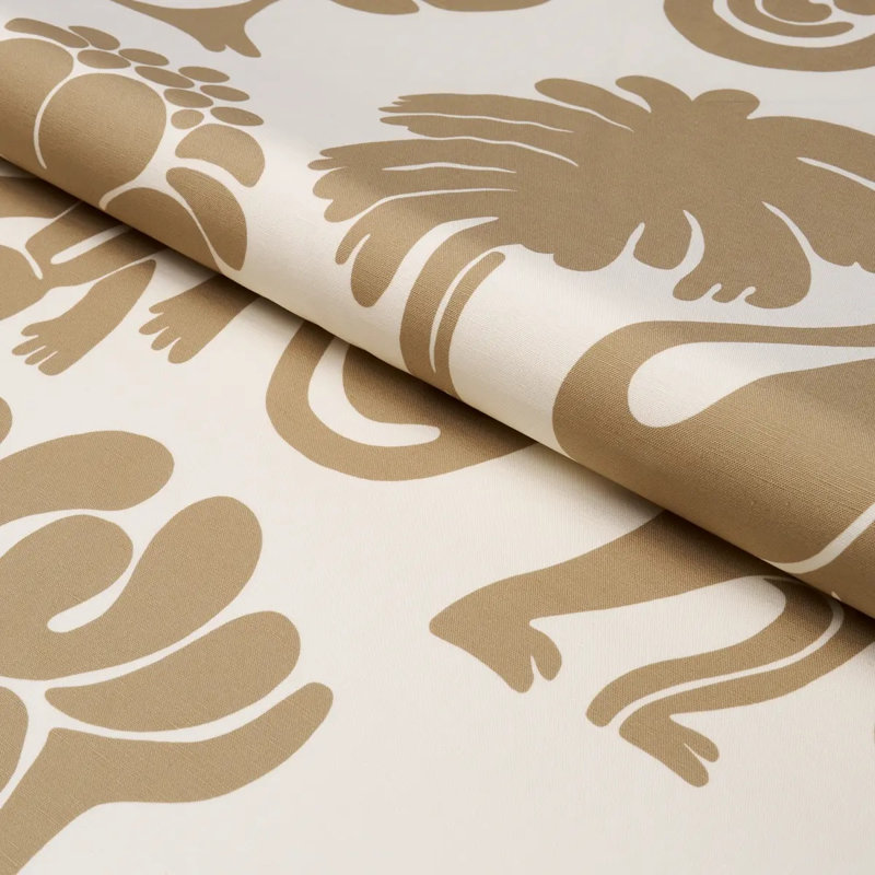 Tissu Call of the Jungle, Brun clair