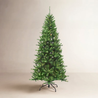 7' Pre-Lit Pine Christmas Tree