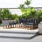 9Pcs Patio Rattan Furniture Set with Weather-Resistant Frame Sofa, Armchair, Ottoman and Coffee Table-1403989252-1403356118