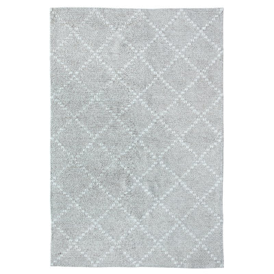 Tapis de zone argenté handwoven Collinsworth