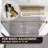 - W x 76'' H Bypass Door Frameless Shower Door with-87849803