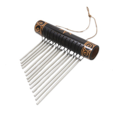 Locus Bamboo Abstract Wind Chime