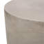 Table d'appoint d'extérieur en béton léger