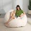 Fauteuil à billes en fausse fourrure en forme de coquillage, canapé à billes coquillage pour salon et chambre à coucher-1449670910