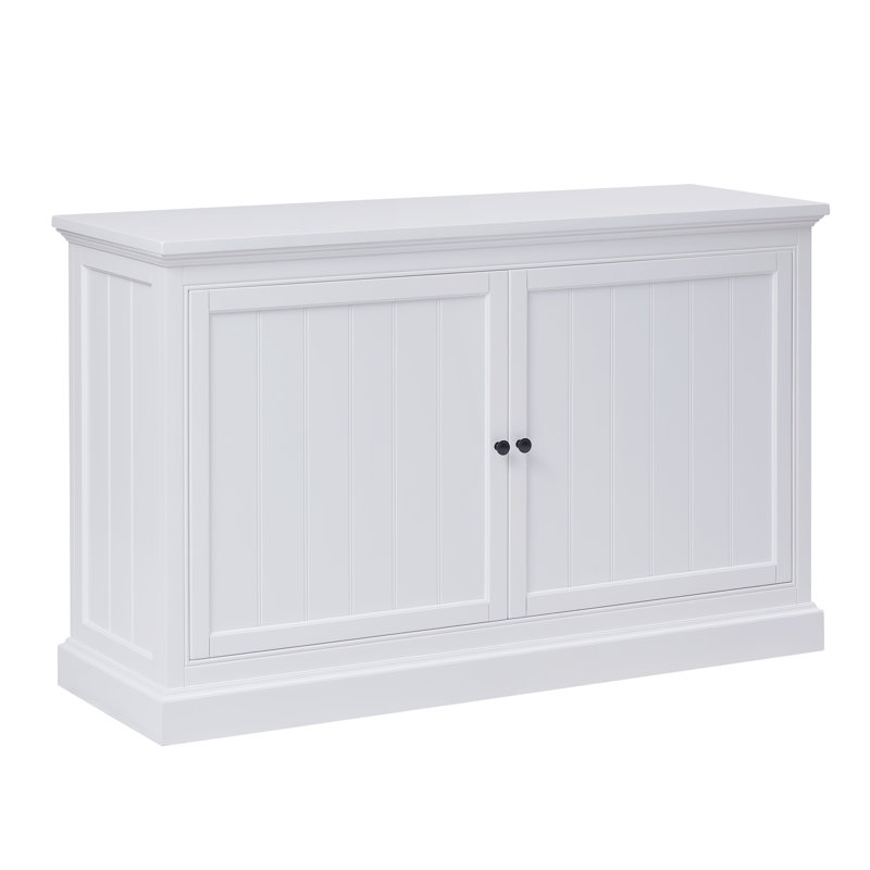 The Shoreline Smart TV Lift Cabinet for 65 Inch TV's, White