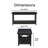 Serta Bismarck Modern Farmhouse Coffee Table with Lower Storage Shelf