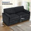 2 Seater Chenille Sofa-1843284467