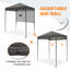 6 pi L 4 pi. D Auvent escamotable en acier avec pare-soleil-110524477